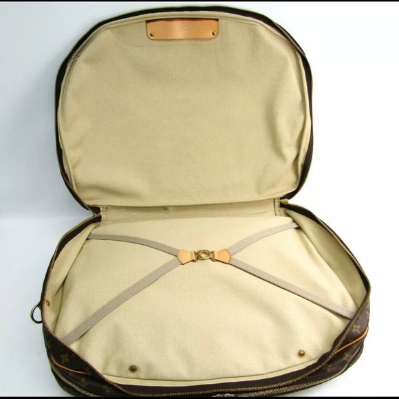 Louis Vuitton Travel Bag M41392 Alize 2 Poches Brown Monogram. - Picture 3 of 12